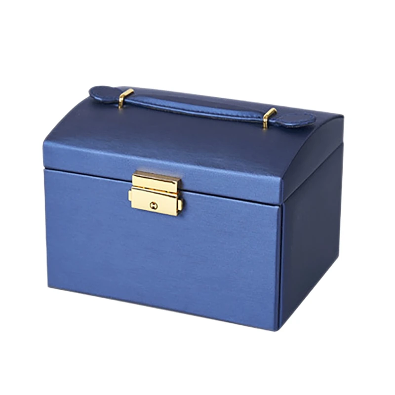 

Органайзер с зеркалом, Маленький дисплей, чехол для хранения колец, браслетов, серег, подарки для девочек-подростков, женщин, розовый