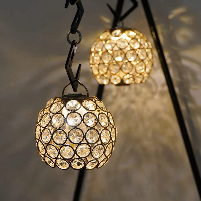 Хрустальный абажур для ворот Круглый с отверстиями теней наружный светильник