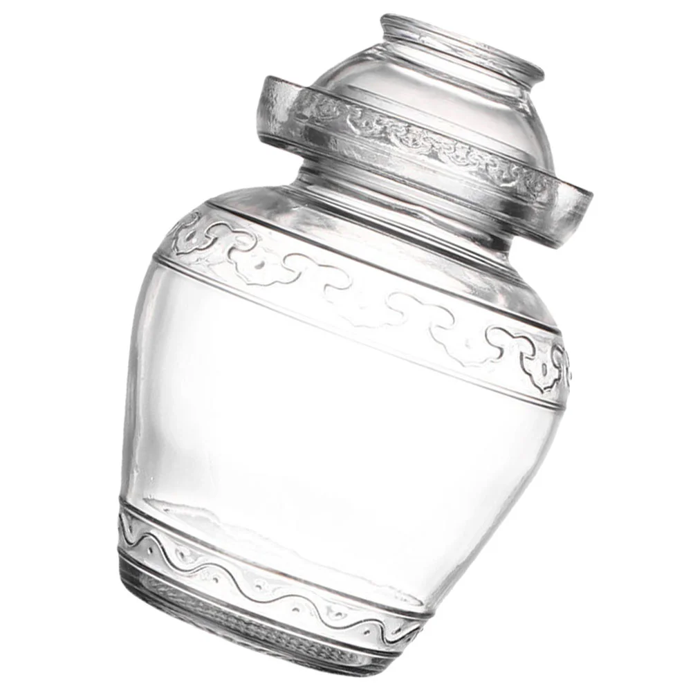 

Kitchen Pickle Vegetable Jar Transparent Storage Jar Pickle Sealed Jar with Sealing Lid