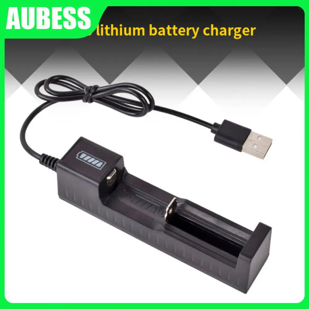 

Multifunctional Protection 1 Slot Lithium Battery Charger Universal Lithium Battery Charger Dock Station Cradle Dc5v/1a Portable