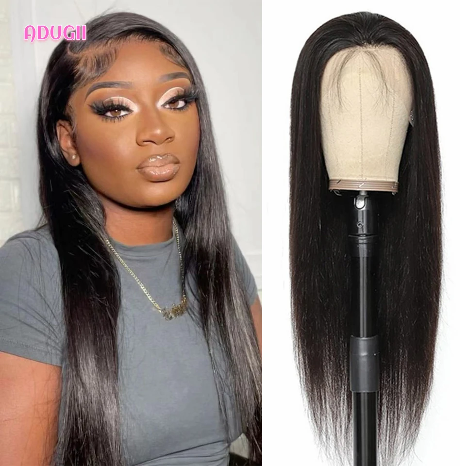 13X4 Straight Lace Frontal Wigs Human Hair Brazilian Lace Front Human Hair Wigs For Women Natural Hairline Remy Hair Closure Wig