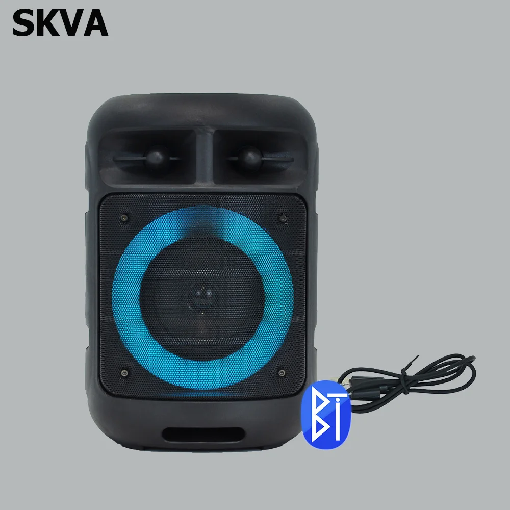 10W Caixa De Som Bluetooth Powerful Stereo Sound Party Speaker Karaoke Home System Portable Wireless Speaker AUX USB TF FM Radio