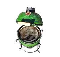 13inch Cermic BBQ Grill Pizza Oven Charcoal Wood-Burning Stove Cermic Pizza Oven Barbecue Grill Accessories For ourdoor Home