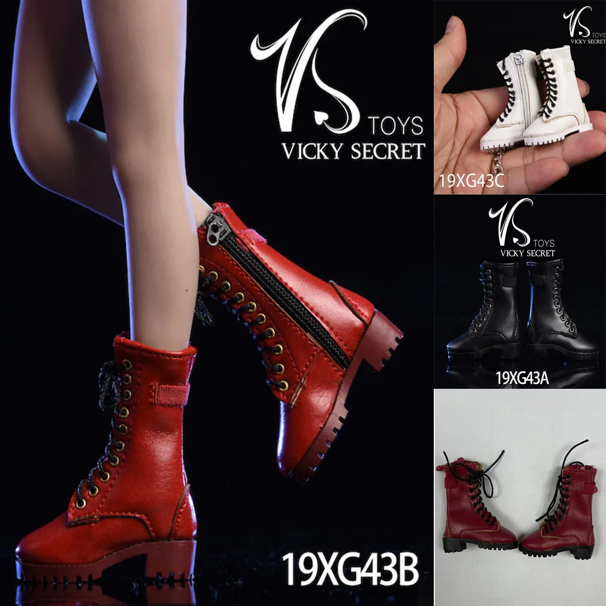 VSTOYS 19XG43 1/6, женские ажурные ботинки, обувь для солдат, модель подходит для 12 дюймов, фигурка тела