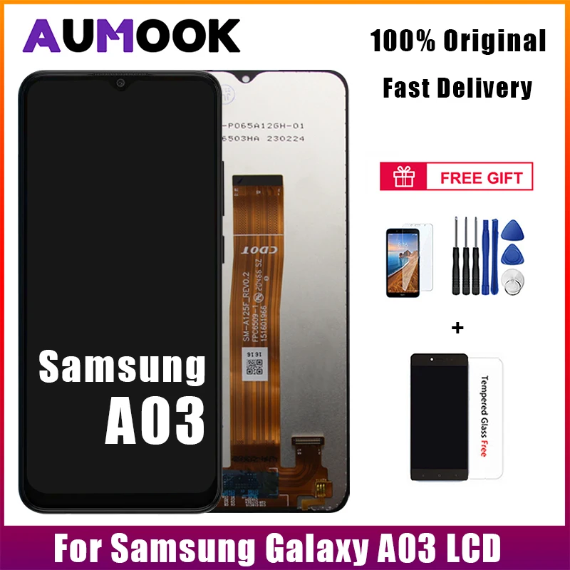 

Tested Display For Samsung A03 LCD Touch Screen Digiziter Assembly For Samsung A03 SM-A035F/DS SM-A035M, SM-A035G LCD Display