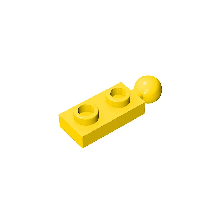 

10pcs 22890 Plate Modified 1x2 with End Towball Assemble Building Parts Bricks Accessories Block DIY Replaceble Particle Kid Toy