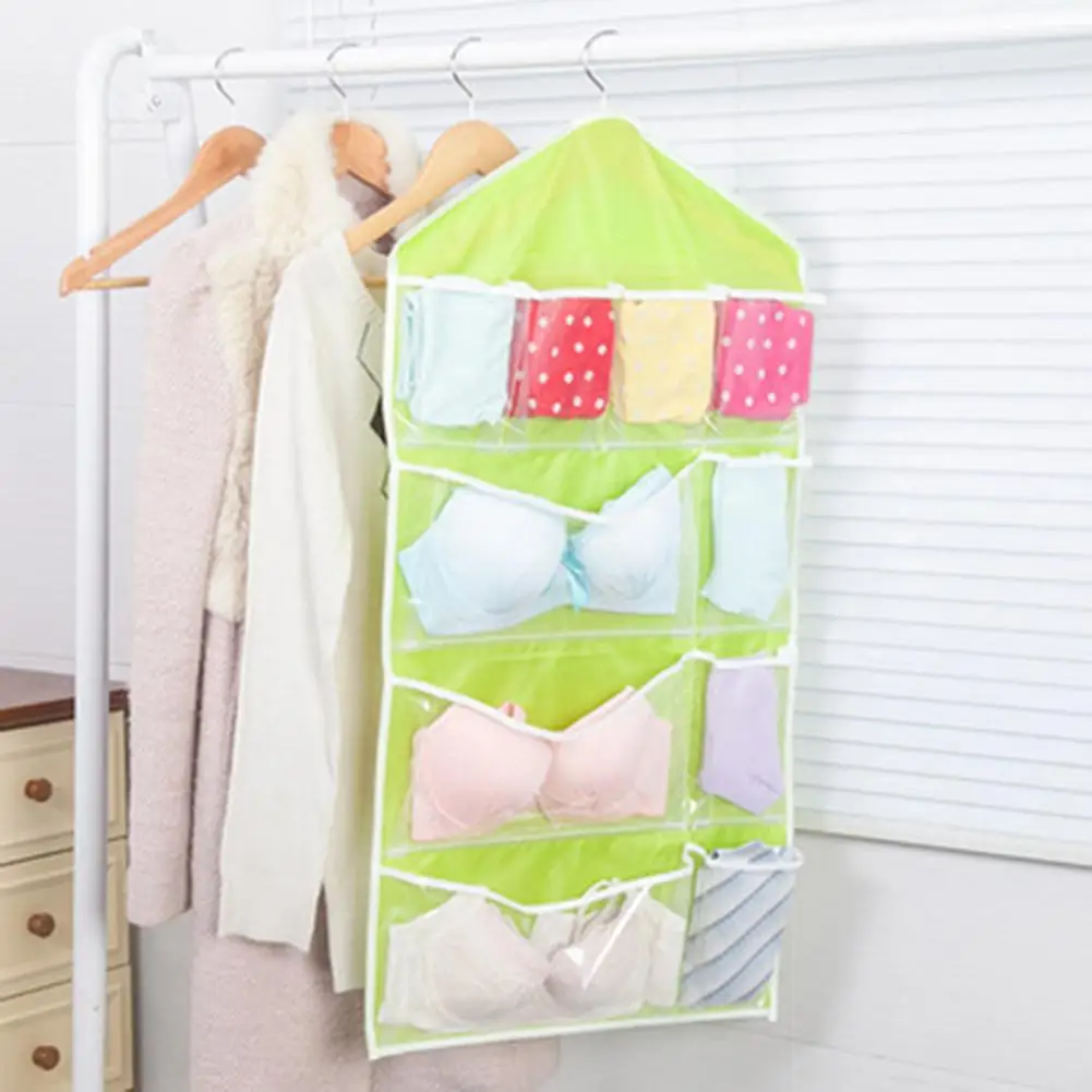 Полезная износостойкая 16-сеточная настенная подвесная сумка большой емкости