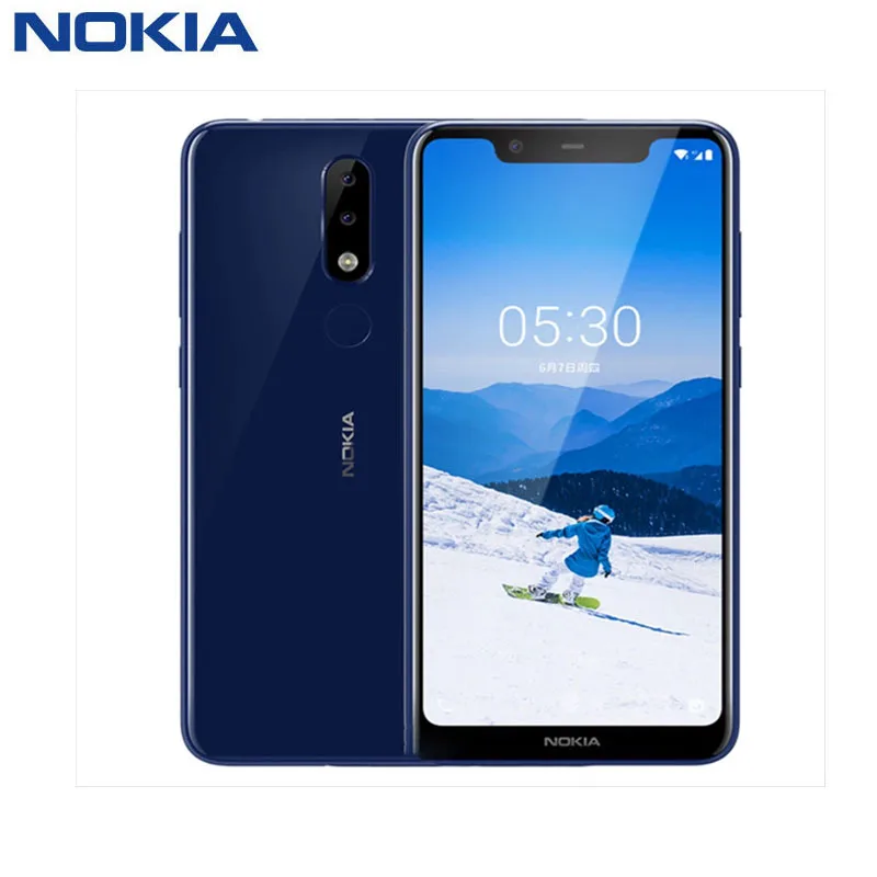 Оригинальный смартфон Nokia X5 4 + 64 мобильный телефон Android 5 1 Plus глобальная версия