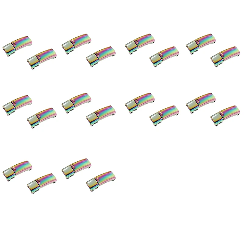 

10 Pair No Tie Elastic Shoelaces, Magnetic Shoe Laces Lock - Shoelace Buckle Fits All Kids & Adult