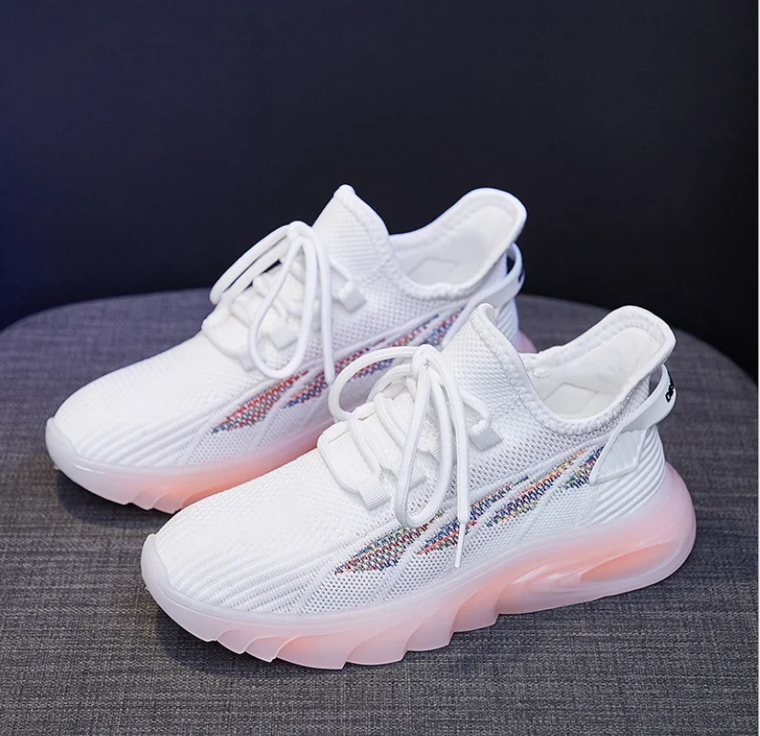 

2022 new spring and autumn fitness sports women's shoes casual mesh all-match sports shoes soft sole shoes