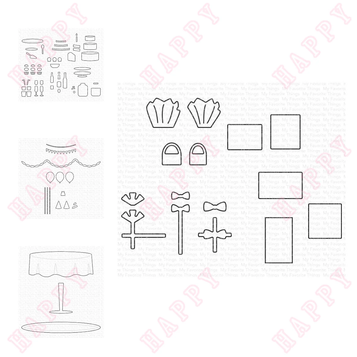 

Metal Cutting Dies Balloon Birthday Party Decorations Scrapbooking Diary Envelope Greeting Paper Craft Embossing Handmade Moulds