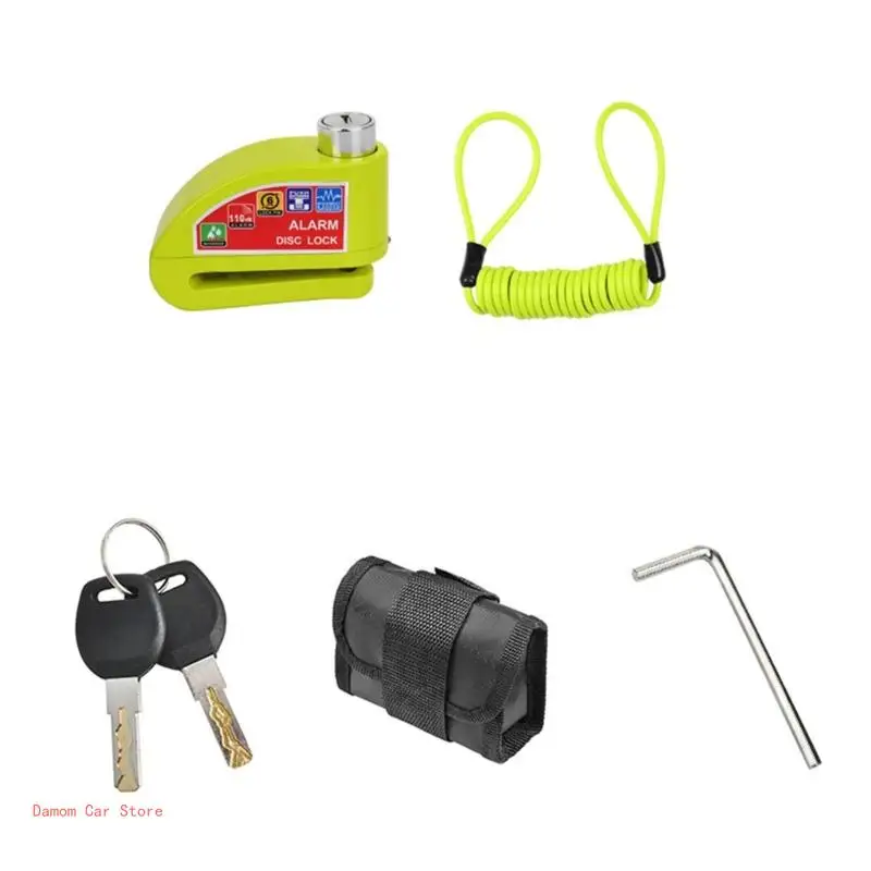 Мотоциклетные замки противоугонные с сигнализацией дисковый замок для