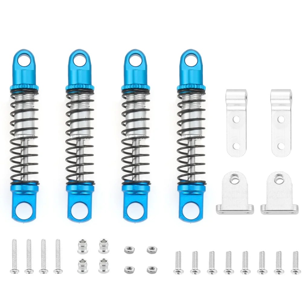 

for WPL D12 RC Car Upgrades Parts Metal Front & Rear Shock Absorbers Damper with Fixed Seat gear Gearbox shell Gearbox Accessori