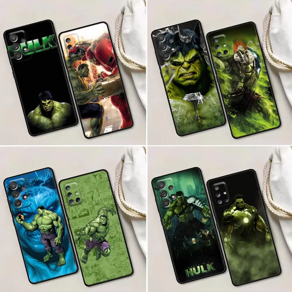 

Hulk Marvel Hero Phone Case For Samsung Galaxy A72 A52 A53 A71 A91 A51 A42 A41 Note 20 Ultra 8 9 10 Plus Cases Cover
