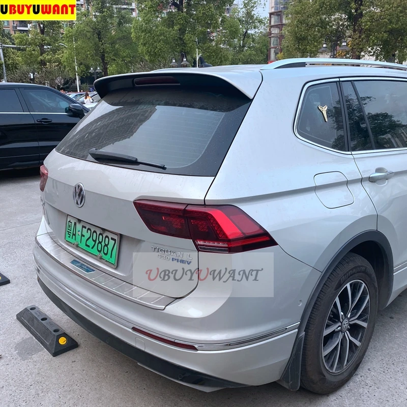 Черный спойлер на крышу для Volkswagen Tiguan L 2017-2021 высококачественный белый из