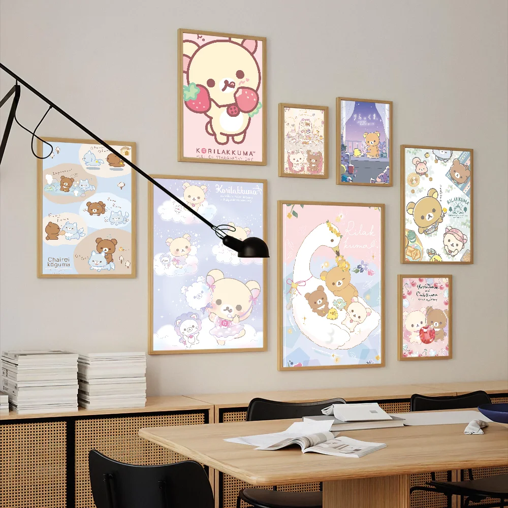 Rilakkuma Poster Prints Wall Pictures Living Room Home Decoration