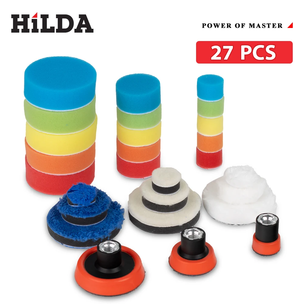 27 шт. набор подушечек для полировки мотоцикла