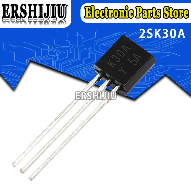 

10 шт./лот 2SK30A K30A TO-92 TO92 МОП полевой транзистор, новый и оригинальный
