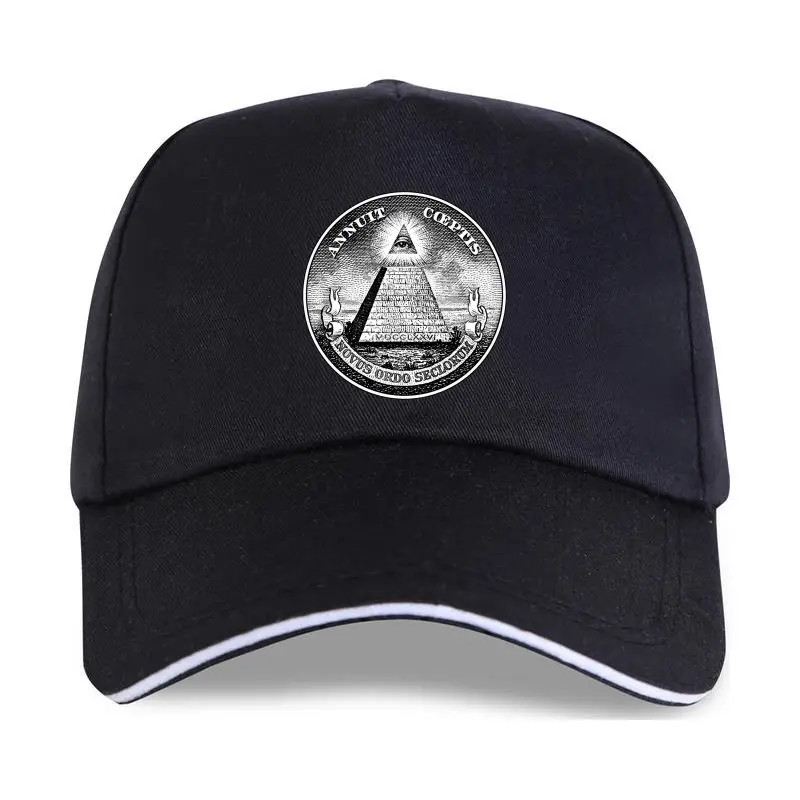 

Fashion New Cap Hat ILLUMINATI MASON MASONIC DOLLAR PYRAMID EYE Baseball Cap WOUNISEX 1309 USA SIZE EM1
