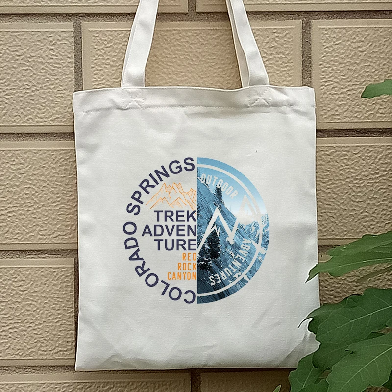 

Trend Letters Tote Bag Customizable Logo Canvas Shoulder Designer Handbags Cloth Bags With Handle Fashion Shopper Grocery Fabric