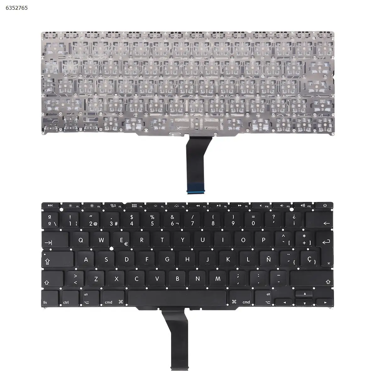 

SP Клавиатура для ноутбука Apple Macbook Air A1370 A1465 A1406, 11,6 дюйма, черная, без подсветки