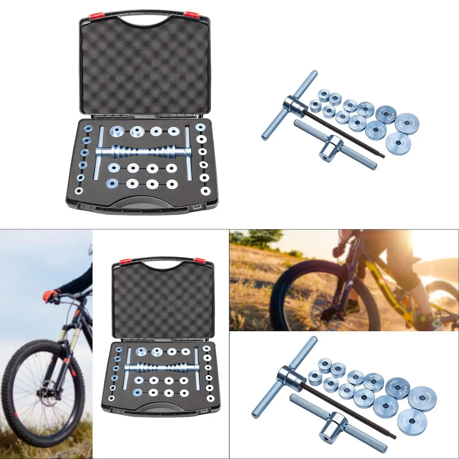 Набор прессов для подшипников велосипедов инструмент пресса велосипеда набор