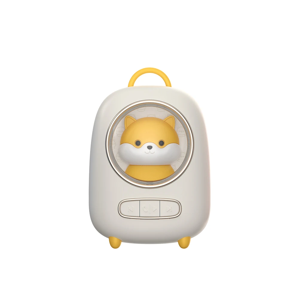 

Cute Cartoon Cat Capsule Bluetooth 5.0 Speaker Portable Mini Wireless Bluetooth Speaker With LED Night Light for Phone Laptop