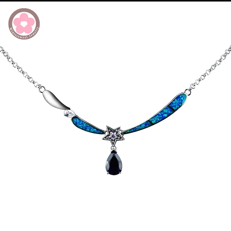 Женская цепочка с подвеской в виде звезды