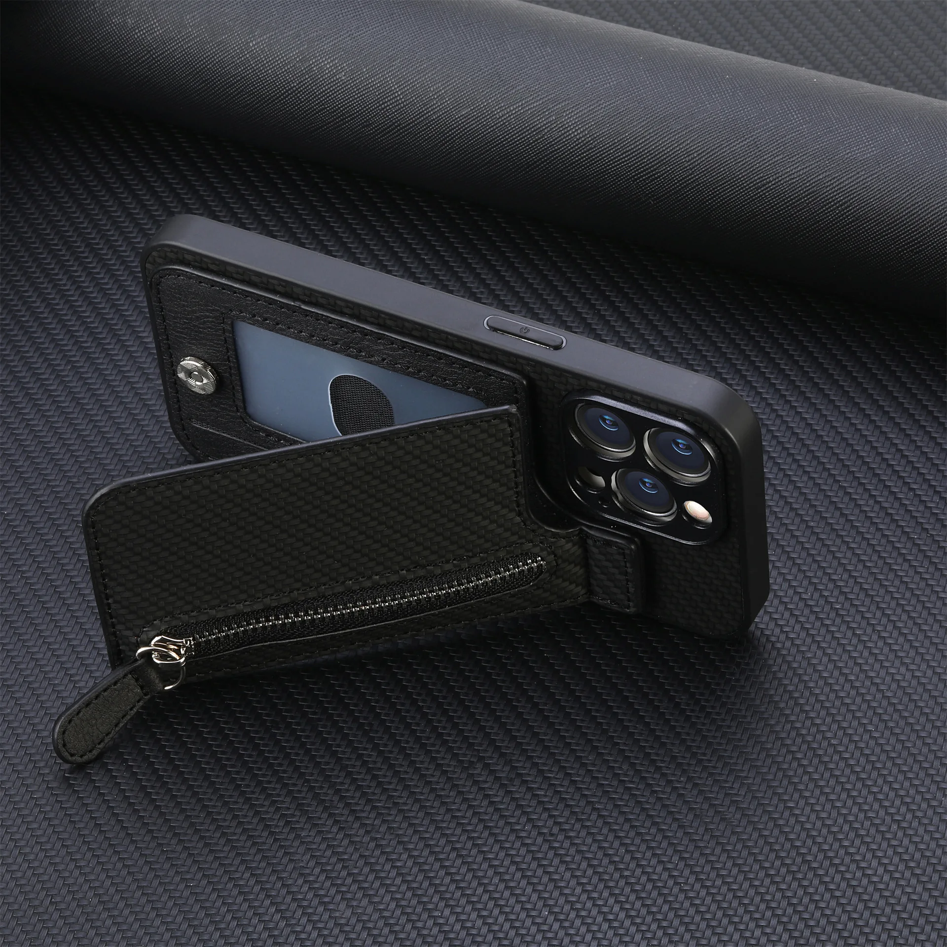 Чехол-бумажник на молнии с кармашком для VIVO Y35 E35M Plus Y30 Y20 Y17 Y16 Y15 Y12 Y11 Y10 Y3 Y02 Y02S