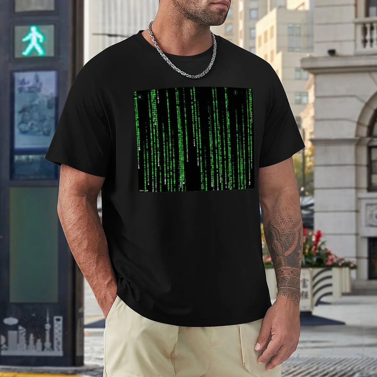 

The Matrix Neo Sci-Fi Action Movie Unique T-shirts High Grade Home USA Size