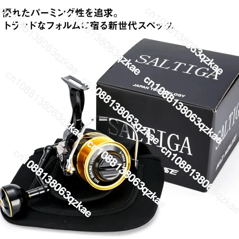 Фото Катушка для рыбалки Saltiga SW4000XG SW6000HG SW10000HG, для морской воды, 11+1 подшипников, спиннинговая/джиговая, сила тормоза 35 кг №2