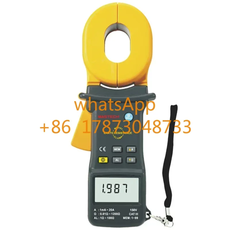 MASTECH MS2301 Тестер клещей сопротивления заземления