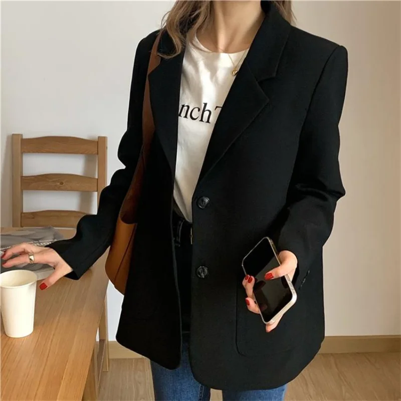 Suit jacket female 2022 autumn and winter new net red explosive Korean version of a small sub casual suit top ins tide niche