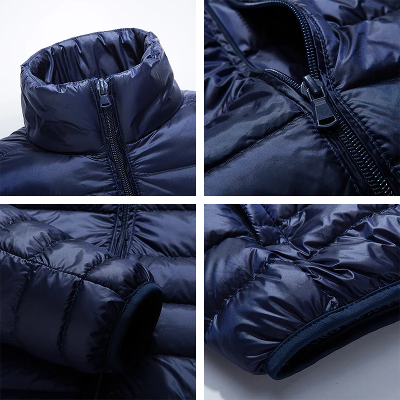 Jacket White Duck Down Jackets Man Winter Autumn Men Hooded Ultra Light Down Jackets Warm Outwear Coat Parkas Outdoors  Coats
