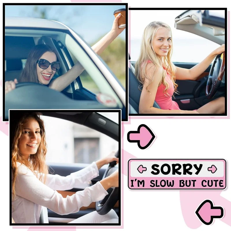 3 шт. Новые магнитные наклейки на автомобиль для водителя студенческие знаки