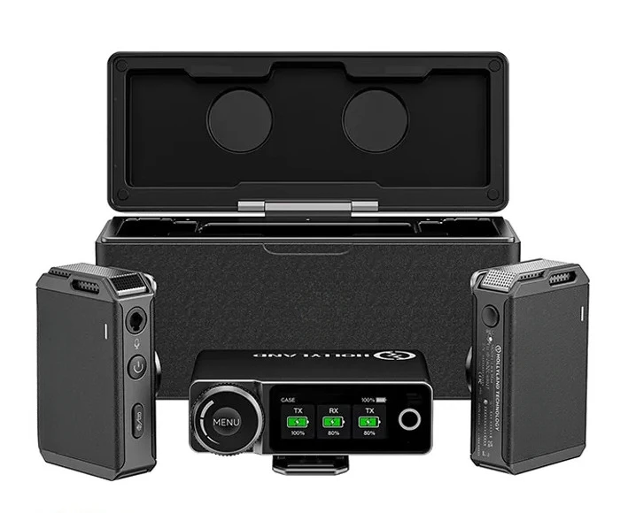 Профессиональный беспроводной петличный микрофон с камерой для телефонов 250 м 8