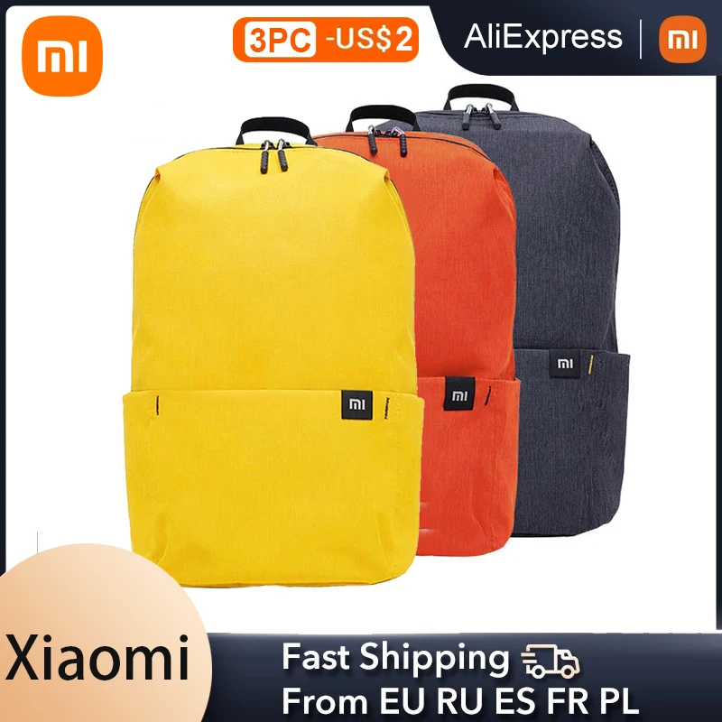 

New Original Xiaomi Backpack 10L Bag Urban Leisure Sports Chest Pack Bags Light Weight Small Size Shoulder Unisex Rucksack