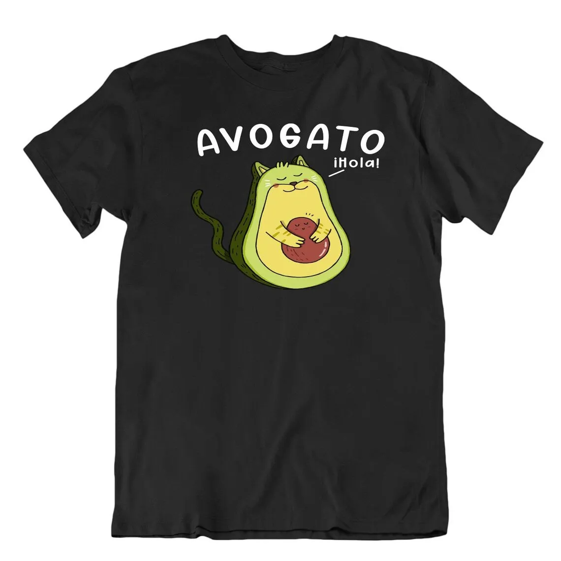 Футболка Avogato Meow унисекс сувенир для влюбленных кошек 006_Cats_avogato