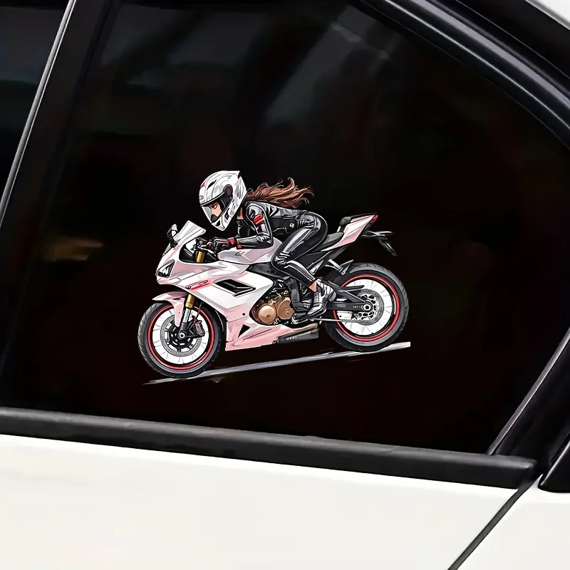 

Уникальная Розовая Наклейка Для Мотоциклов, Идеально Подходящая Для Бутылок С Водой, Рюкзаков И Велосипедов