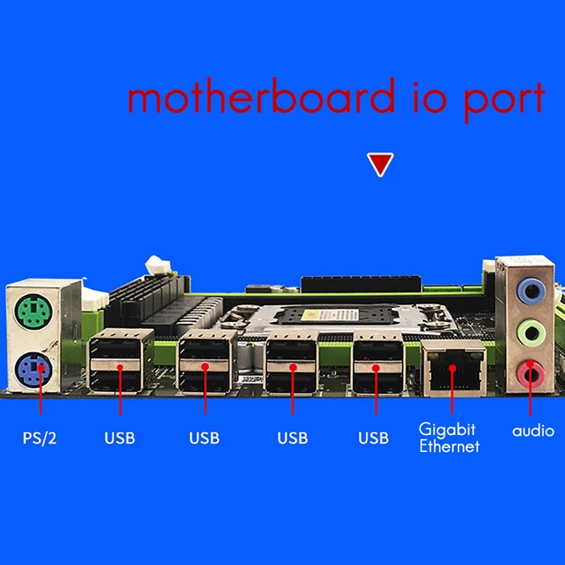 Материнская плата X79 X79G с кабелем коммутатора и SATA LGA 2011 M.2 DDR3 RECC RAM 8 USB SATA3.0 для