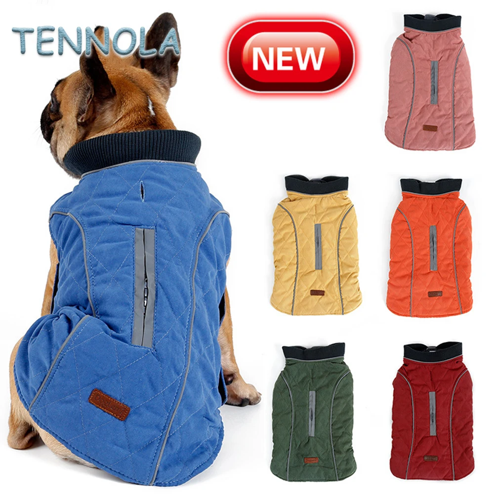 

XS-3XL New Winter Pet Coat Dog Clothes Retro Design Cozy Winter Dog Pet Jacket Vest Big Dog Retro Pet Outfit Colors Dropshipping