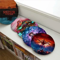 stranger things square dining chair cushion circular decoration seat for office desk cushions home decor