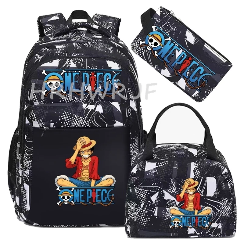 Фото Рюкзак One Piece Monkey D Luffy, универсальный, для путешествий, для ноутбука, вместительный, для поездок на работу, школьный, легкий, повседневный, Mochilas №5
