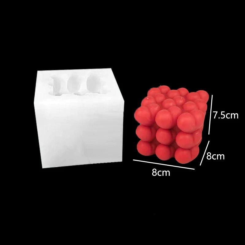 Силиконовая 3D форма в виде сердца для свечей форме изготовления шоколада мыла