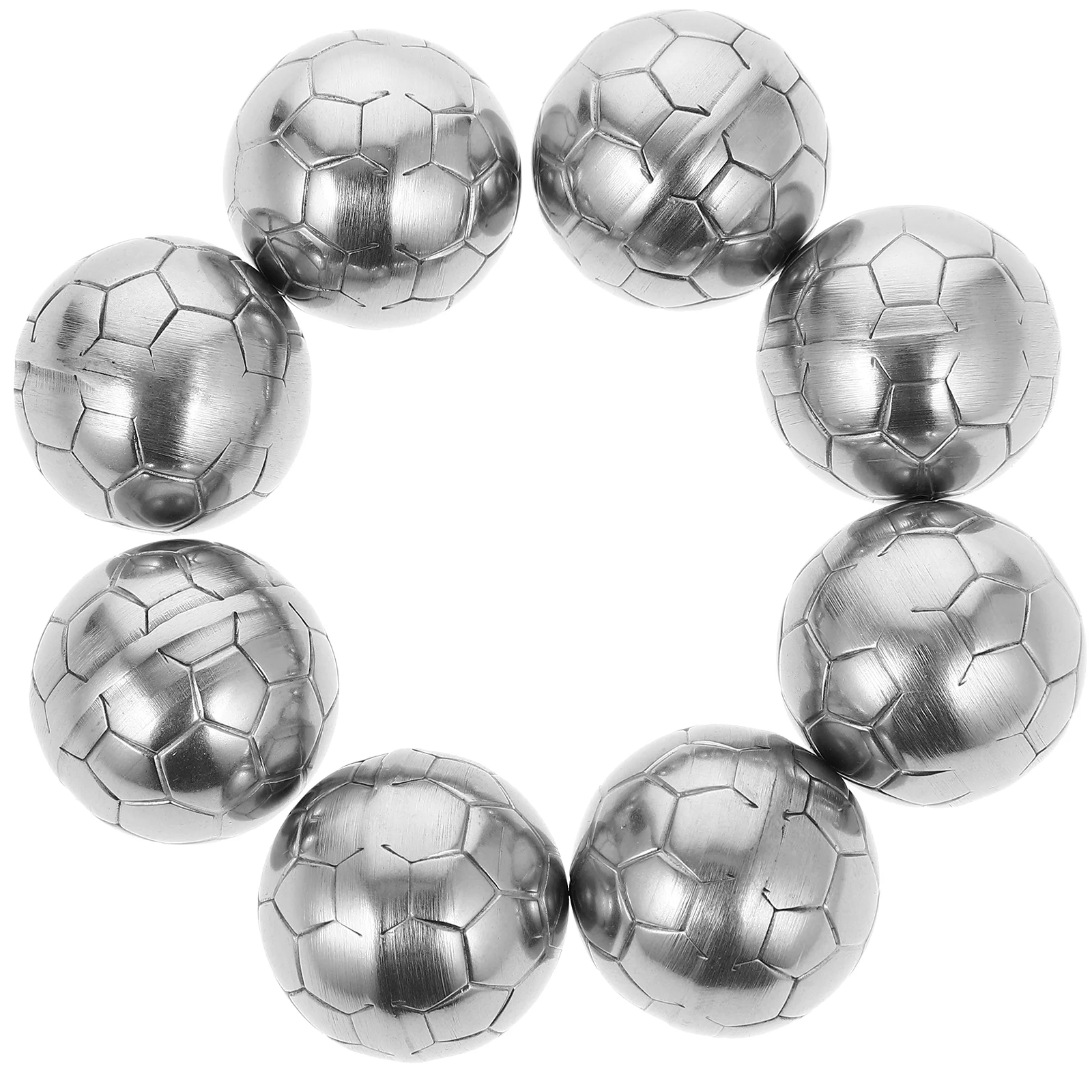 

8 Pcs Metal Ice Cubes Chilling Stones Beverage Rocks Stainless Steel Cocktail Accessories Drinks Ball Whiskey Puck