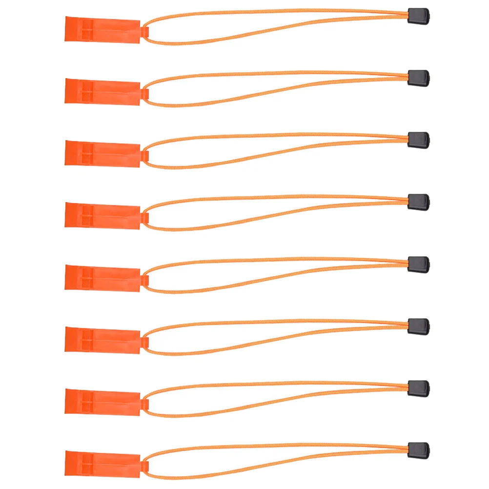 6 шт. свисток для выживания в чрезвычайных ситуациях со ремешками