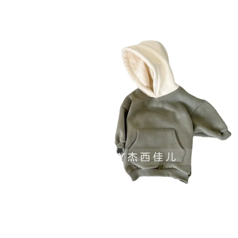 

Толстовки с капюшоном 2022, пуловер с длинными рукавами и карманами, чистый хлопок, однотонные, мягкие, удобные, дизайнерские, унисекс, для дет...