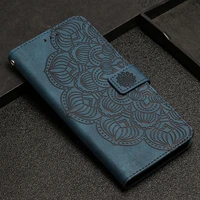 leather case for samsung galaxy a23 4g 2022 flip case luxury 3d mandala wallet funda for samsung a53 5g shell a73 a 33 a23 cover