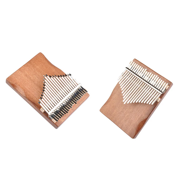 Enlarge 2022 New 21-tone Single-board Thumb Piano High-quality Wooden Easy-to-learn Introductory Instrument Finger Piano Instrument