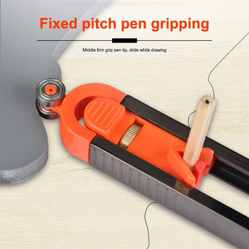 

Scribing Contour Gauge Pencil Locking Woodworking Craftsman Carpenter Paint Shape Skirting Handheld Double Head Meter